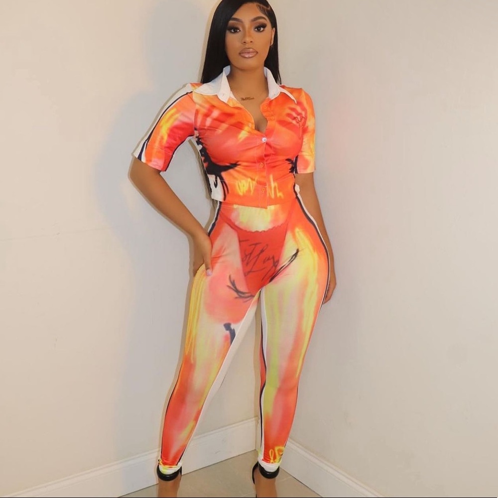 Hot Girl Two Piece Set